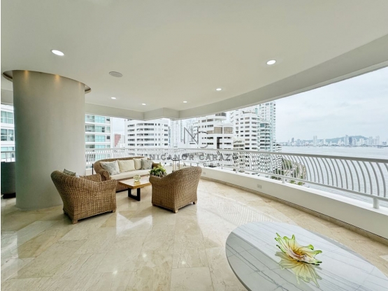 Venta apartamento 3 alcobas Edificio Mar de Leva Bocagrande Cartagena