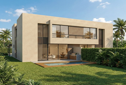 Casa y jardines Santorini