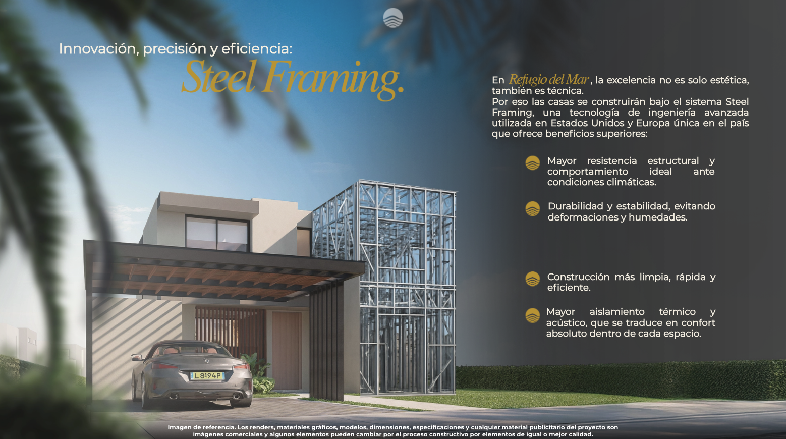 Sistema constructivo Steel Framing de Santorini